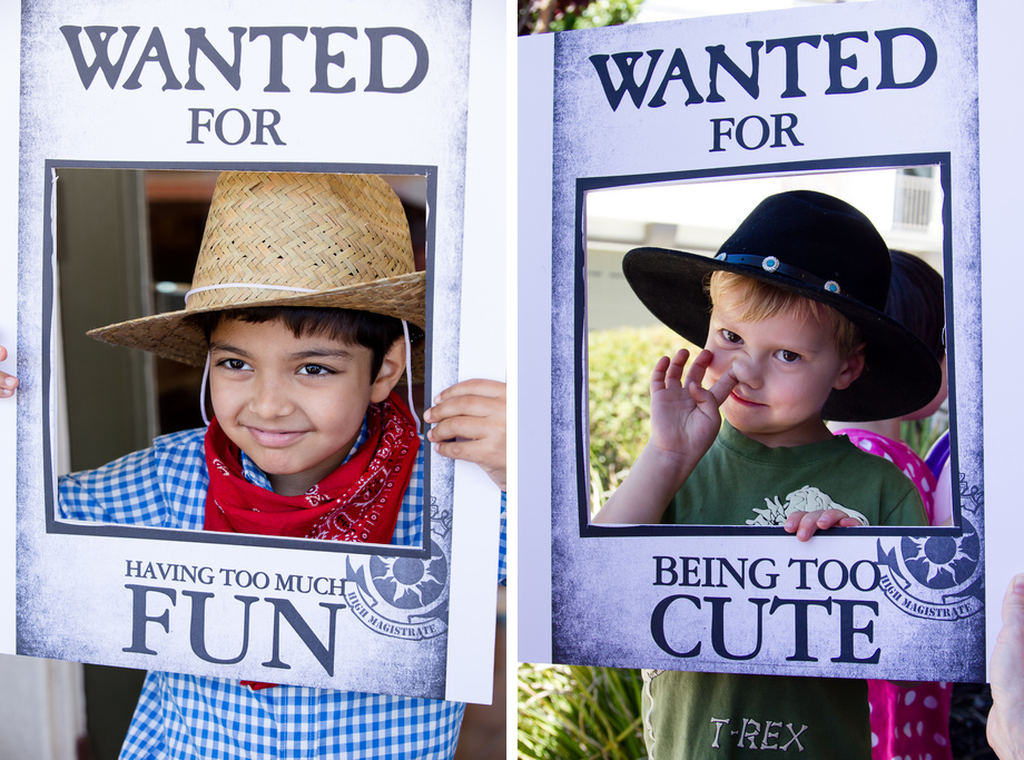FUN DIY photo booth at kids birthday party - Bay area event photographer