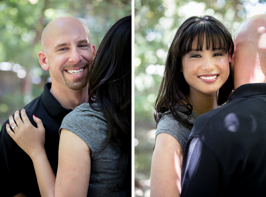 Portraits of the cute couple - natural light photography