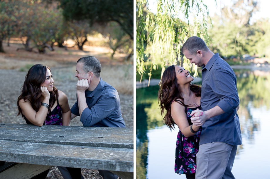 Dancing under the trees - Bay area engagement photographer