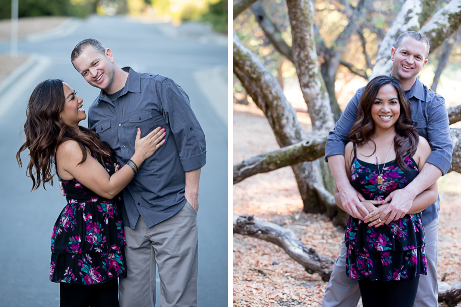 Save the date fun session with this sweet couple - natural lighting photography