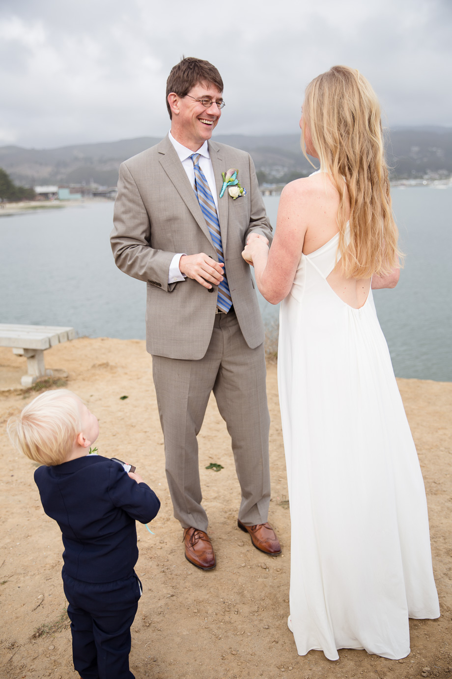 Cute moment - the cute little ring bearer wouldn