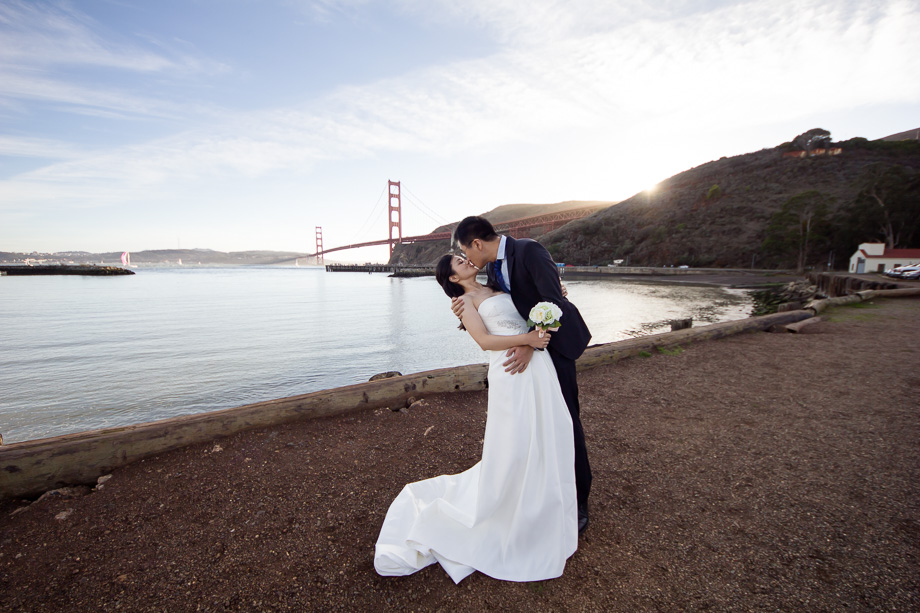 Golden Gate Bridge 湾区婚纱摄影写真 - 旧金山金门大桥