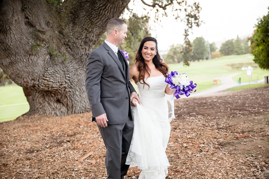 Love the beautiful brides smile and her gorgeous strapless wedding gown