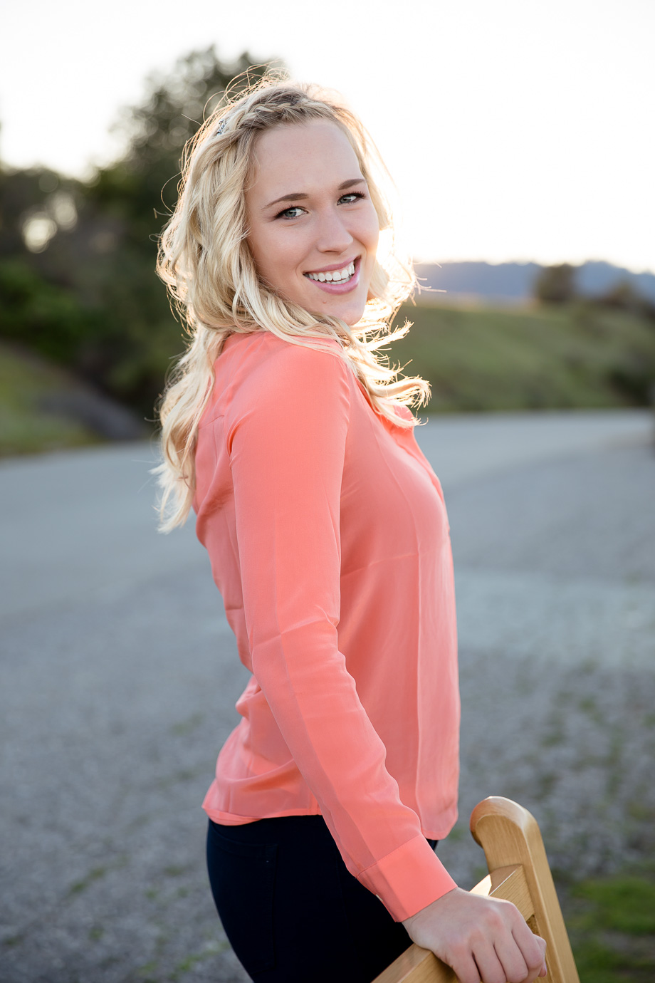 Beautiful portrait for Stefanie under natural lighting - bay area engagement photography