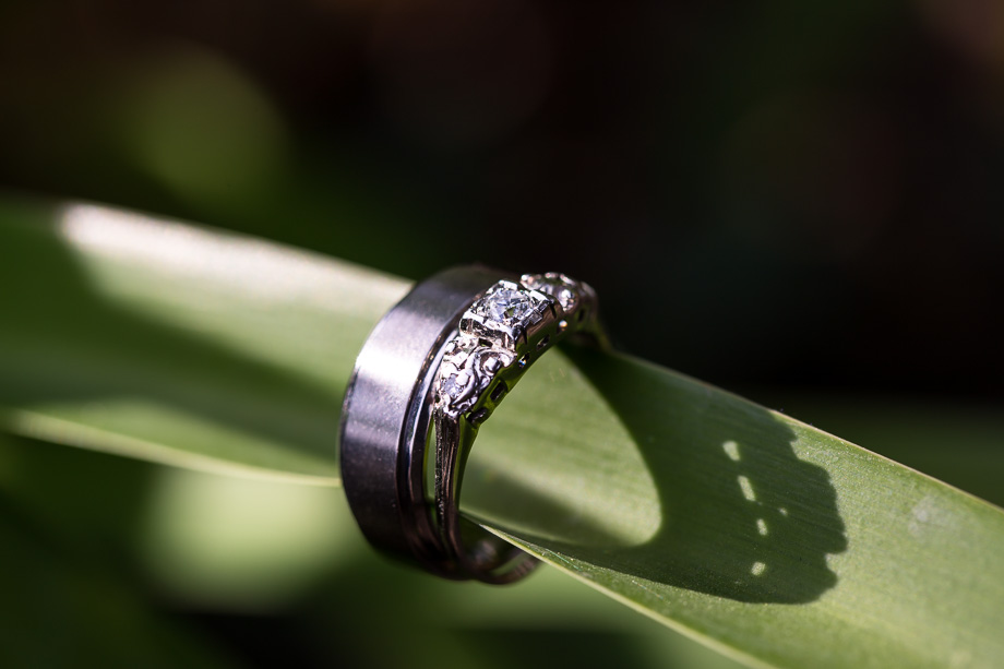 A closeup ring shot