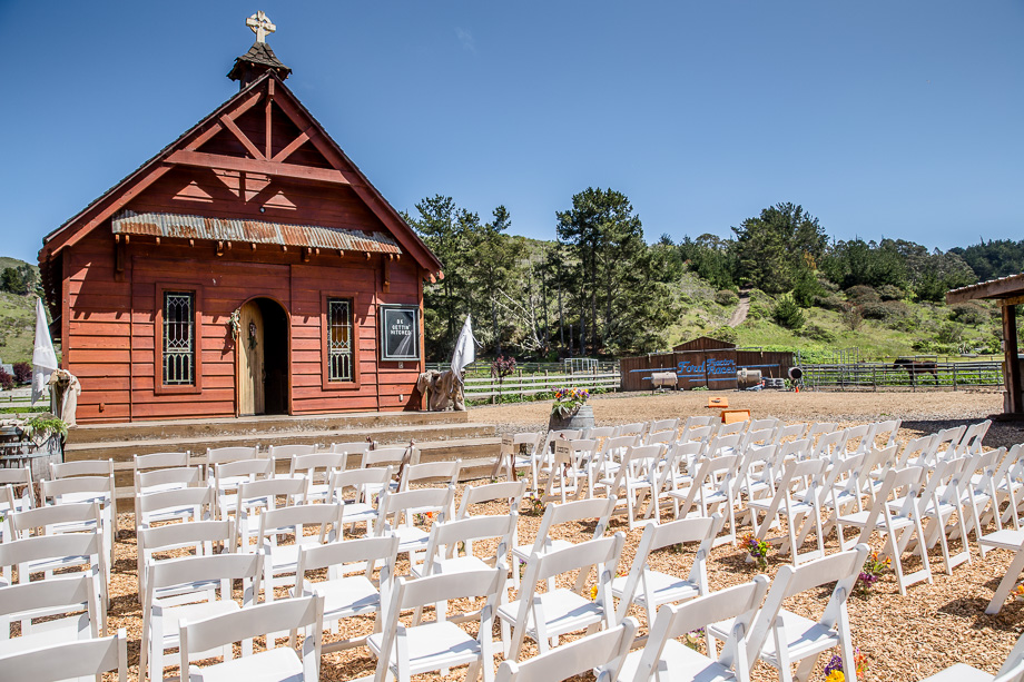 long branch saloon and farms outdoor chapel ceremony site