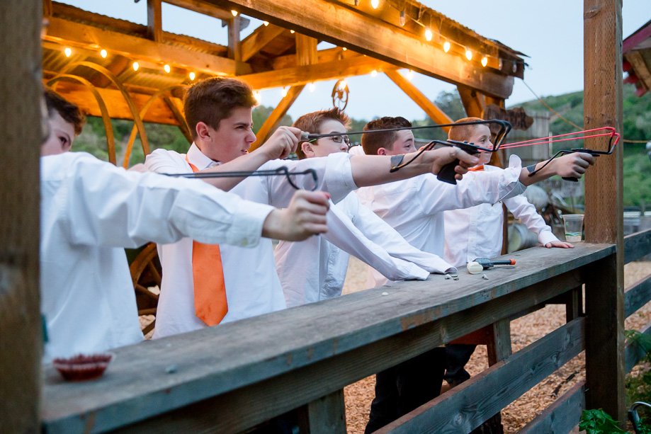 long branch farm provides entertainment for wedding guests