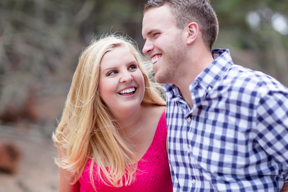 engagement photo that is full of laughter and love