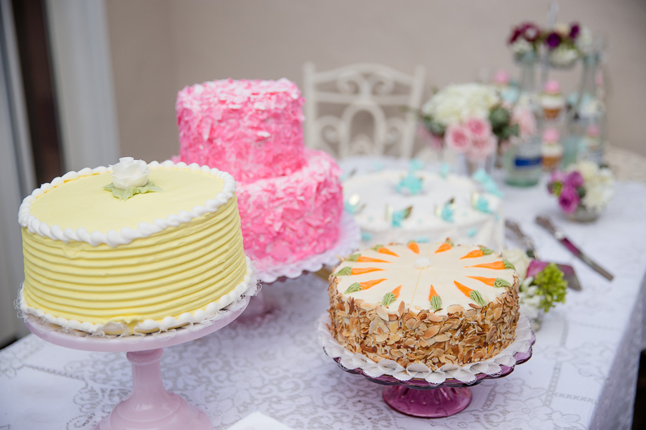 beautiful homemade colorful wedding cakes