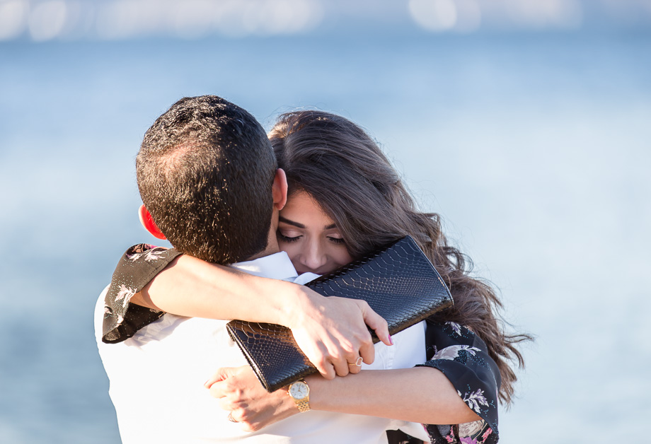 an emotional proposal by the water - San Francisco proposal photographer