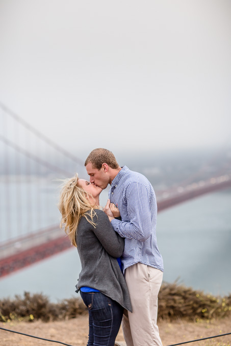 kiss after surprise proposal