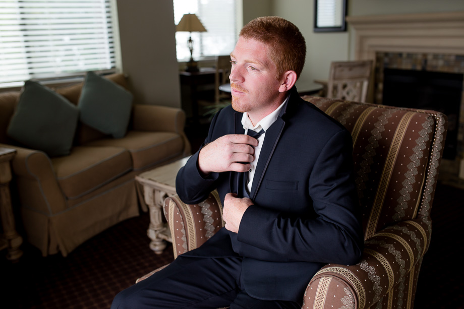 groom portrait at Oceano Hotel and Spa