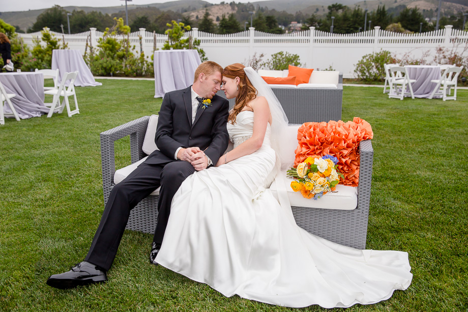 Oceano Hotel and Spa wedding - beautiful outdoor wedding setup