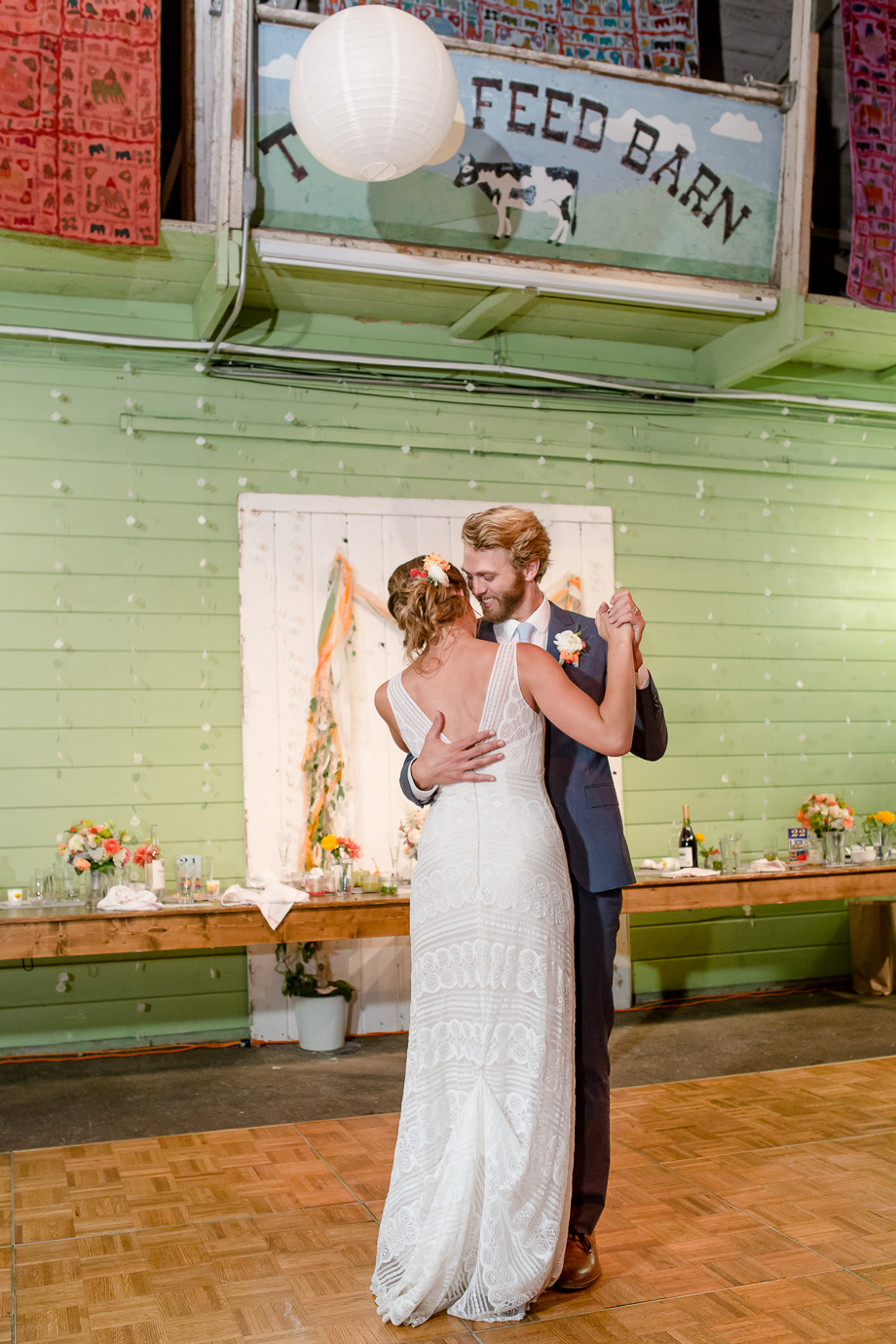 a romantic first dance at the tobys feed barn - Bay Area photojournalistic wedding photographer