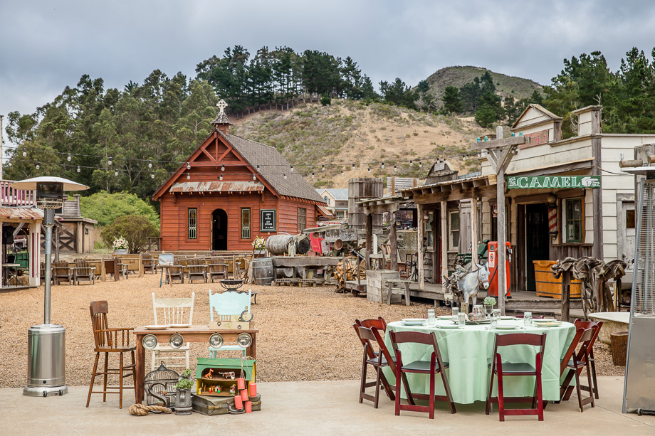 gorgeous rustic venue with a chapel in half moon bay - long branch saloon and farms
