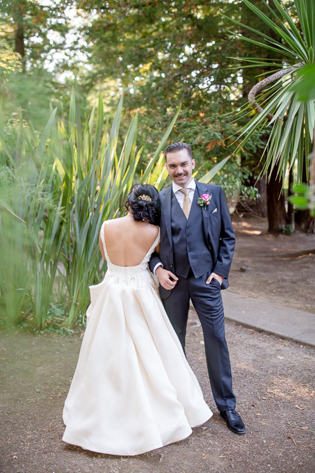 bride and groom portrait - Fairfax wedding photographer