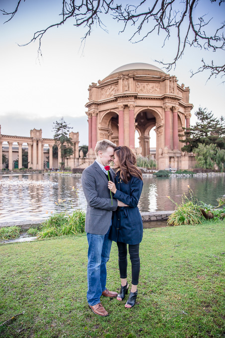 Palace of Fine Arts engagement photography