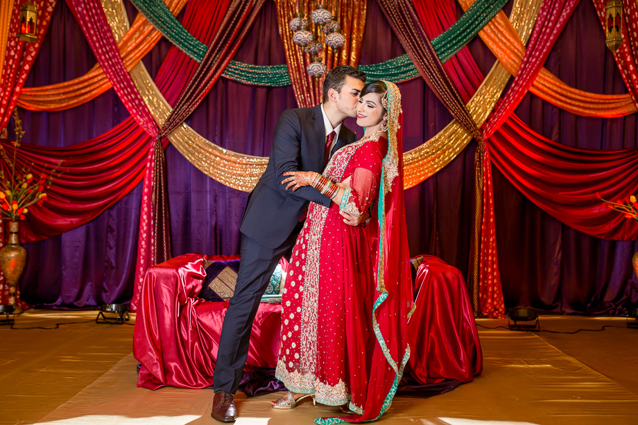 romantic indian pakistani wedding dancing photo - bay area wedding photographer