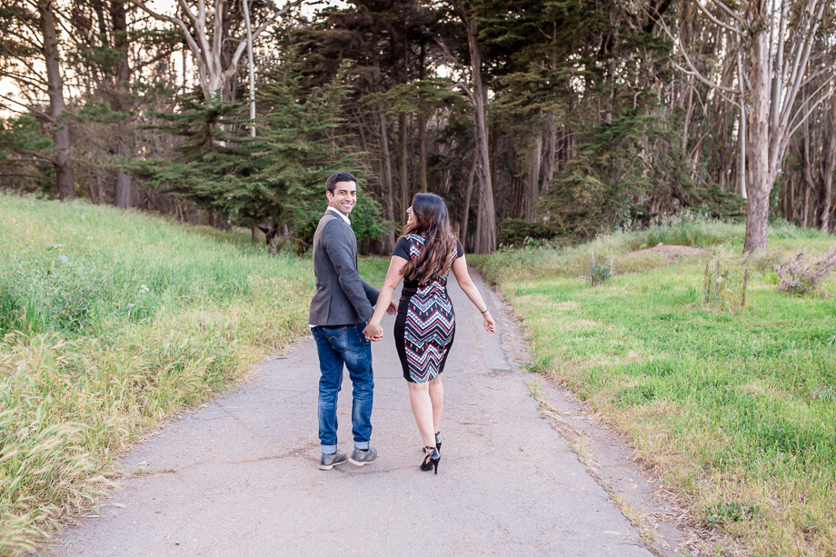 surprise marriage proposal at the Presidio