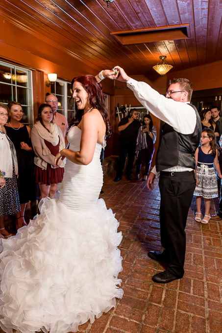 first dance photo bride twirling