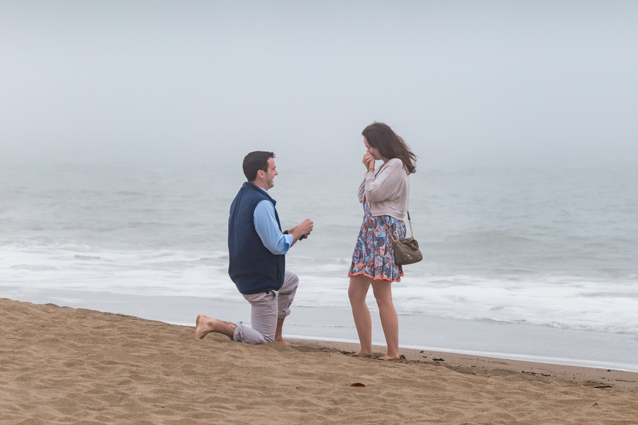 Andrew proposing to Anna