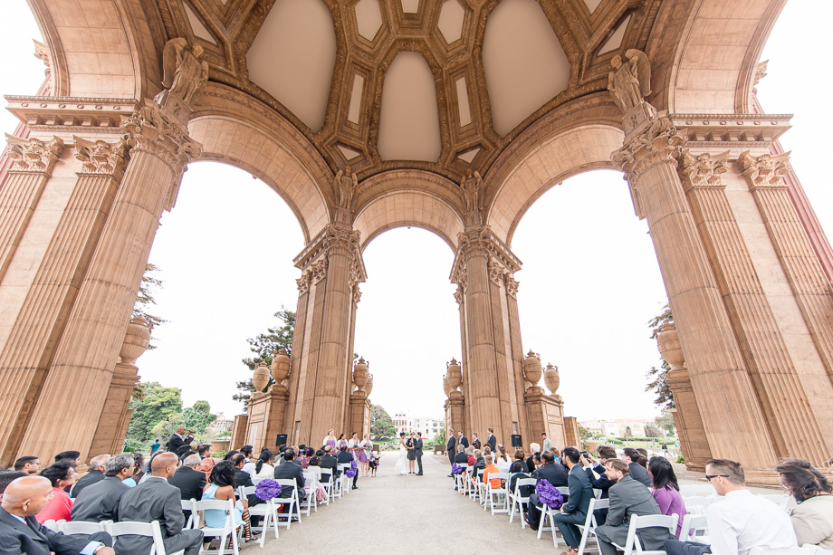 Palace of Fine Arts private wedding ceremony