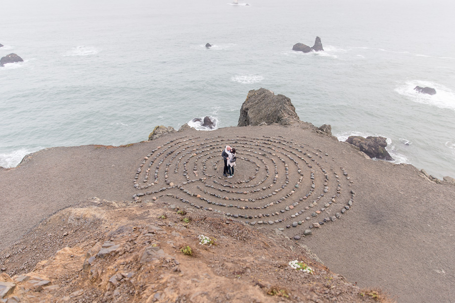 birdview of this romantic san francisco surprise engagement proposal