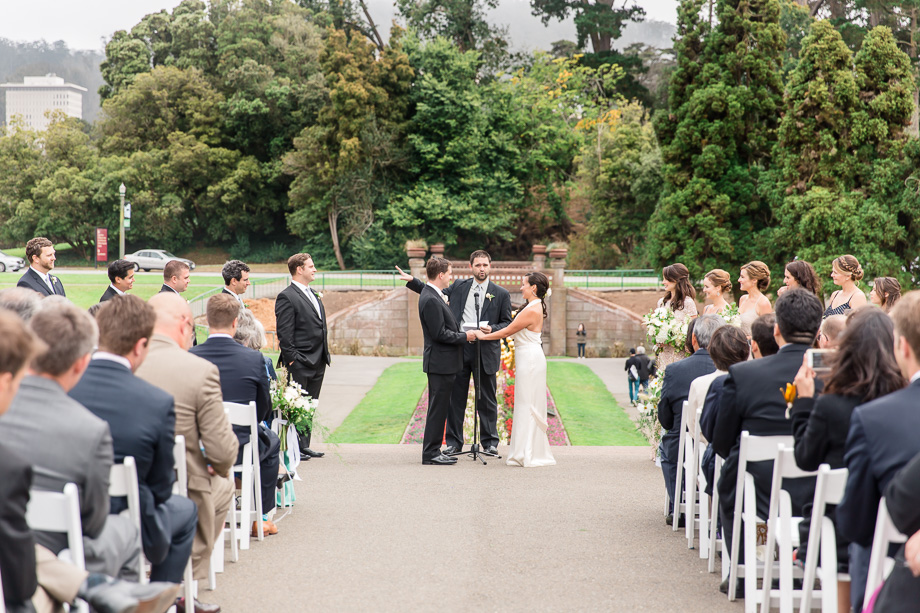 golden gate park wedding ceremony
