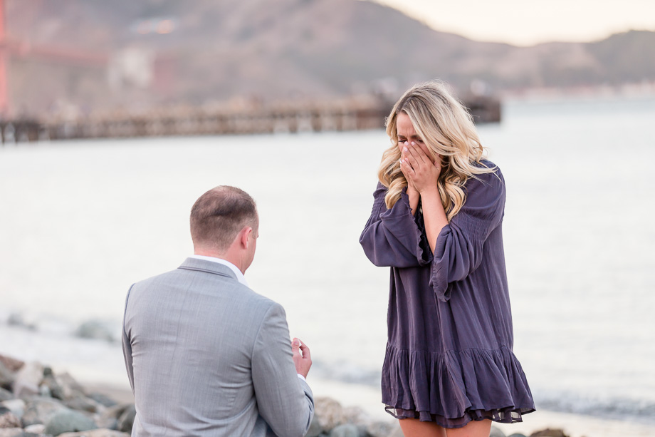 couldnt hold the tears when she saw him pulling out the engagement ring - travel proposal