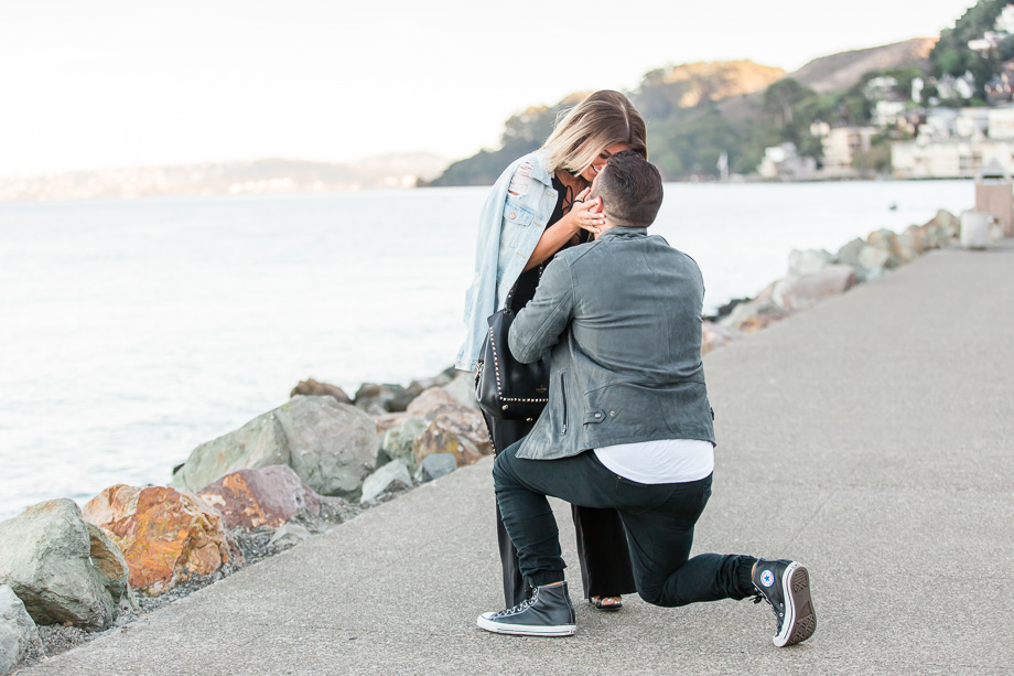 san francisco bay surprise wedding proposal