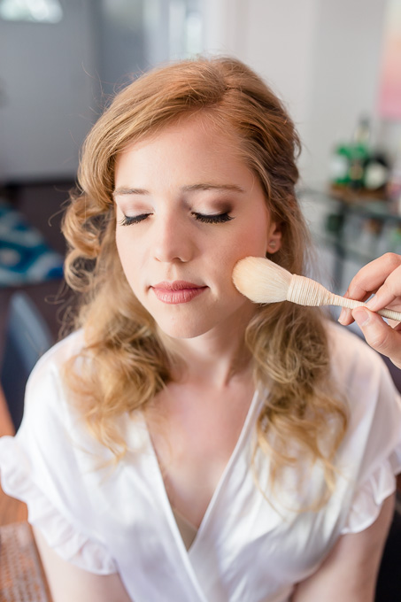 bridal makeup touch up