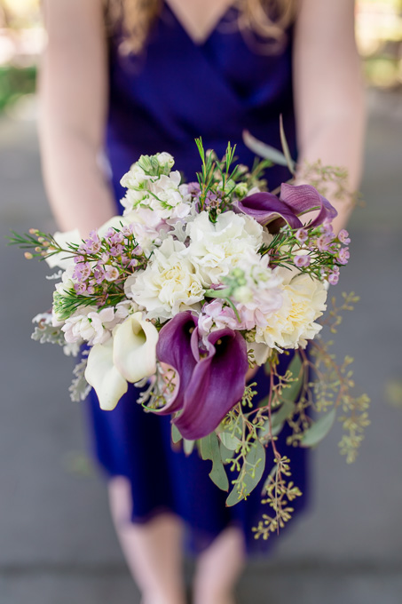 lilac and cream bridesmaid bouquet