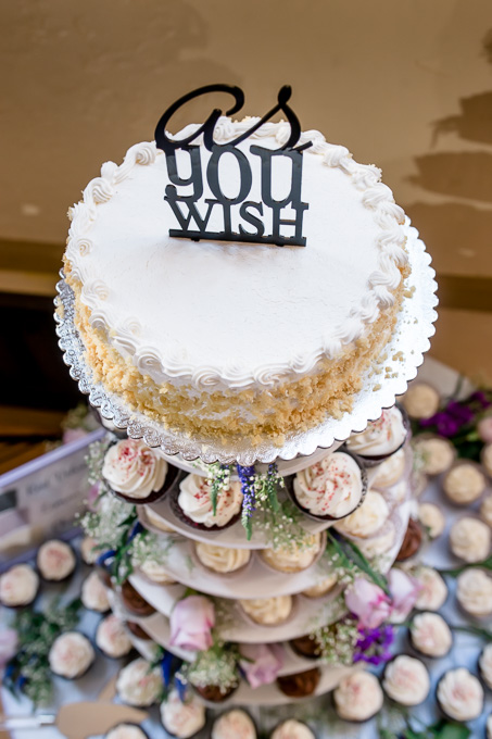 wedding cake topper that says as you wish