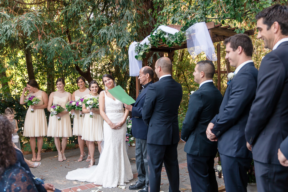 officiant must have said something very funny