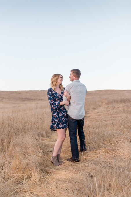 open grass area engagement picture