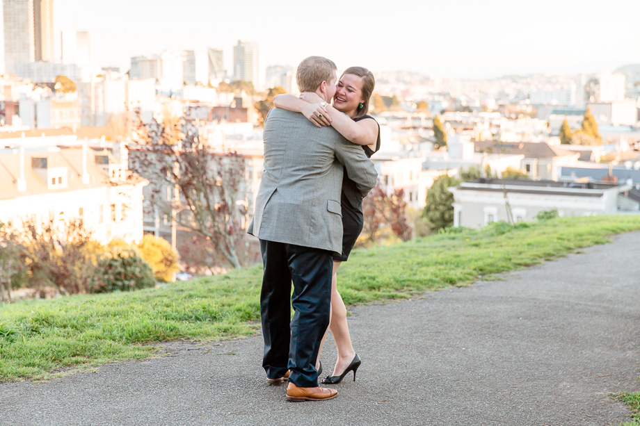 San Francisco emotional marriage proposal