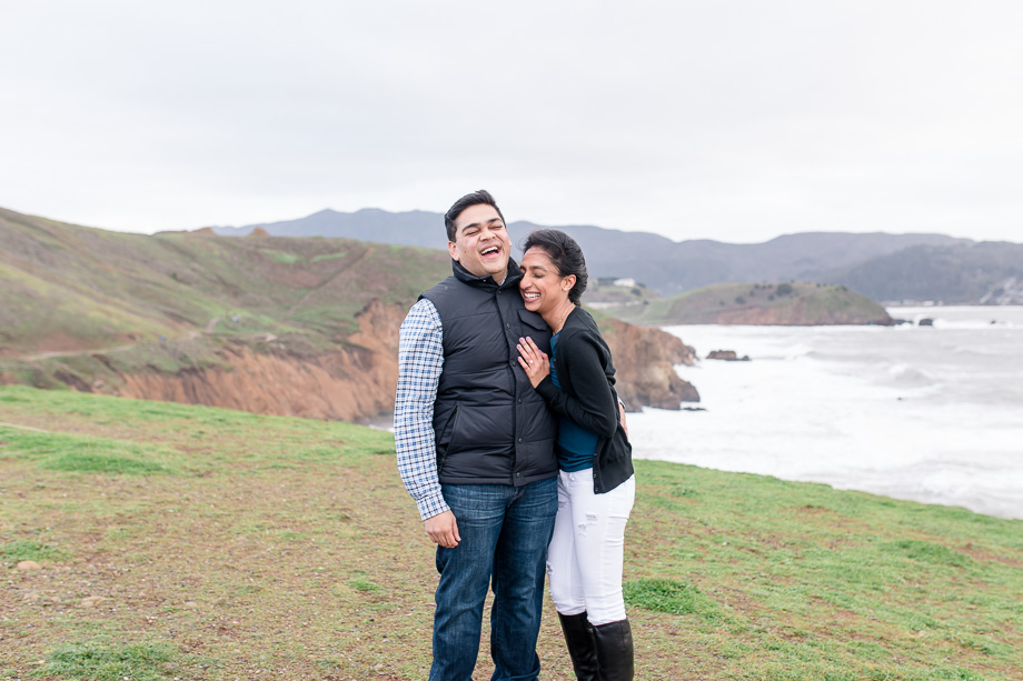 Pacifica engagement proposal photography