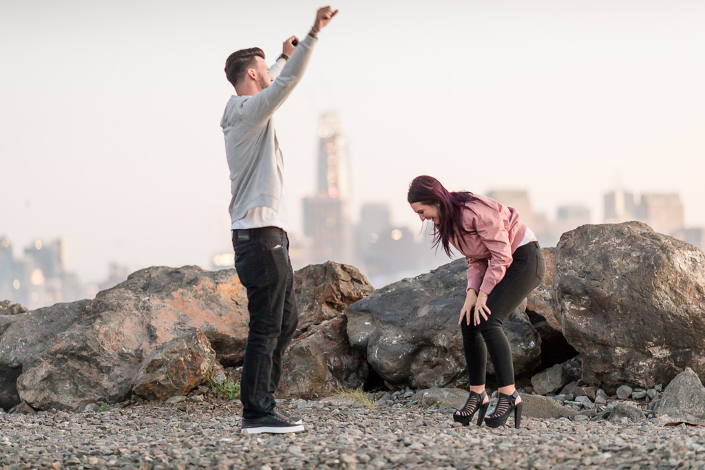 funny celebration after this San Francisco proposal