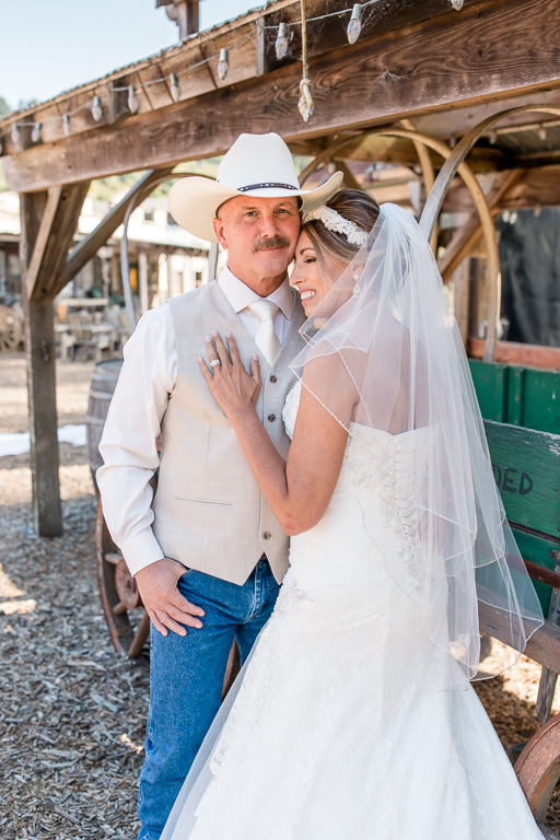 rustic farm western themed elopement