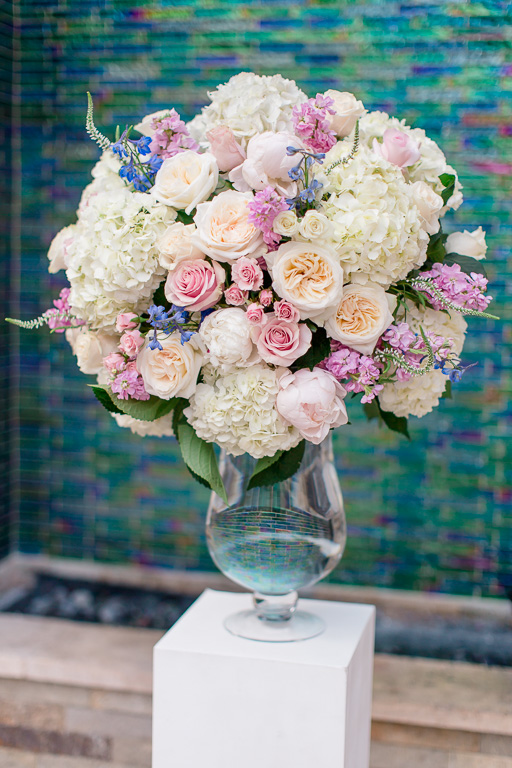 beautiful ceremony floral arrangement