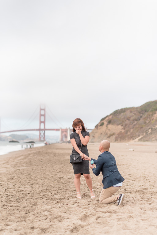 cute surprised proposal reaction