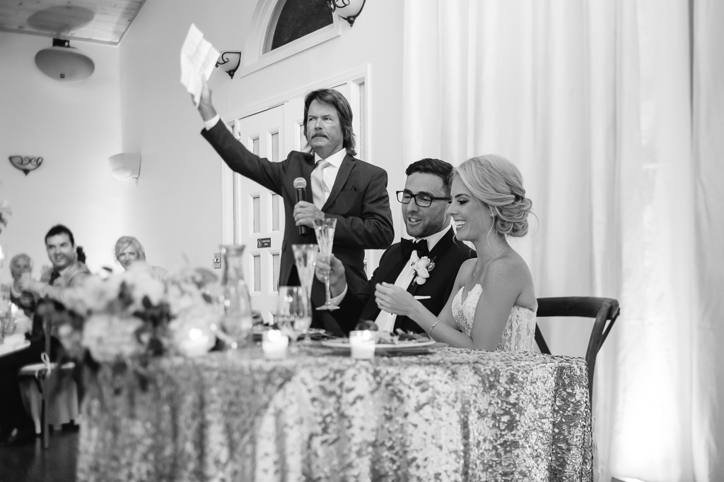 a toast from bride's father