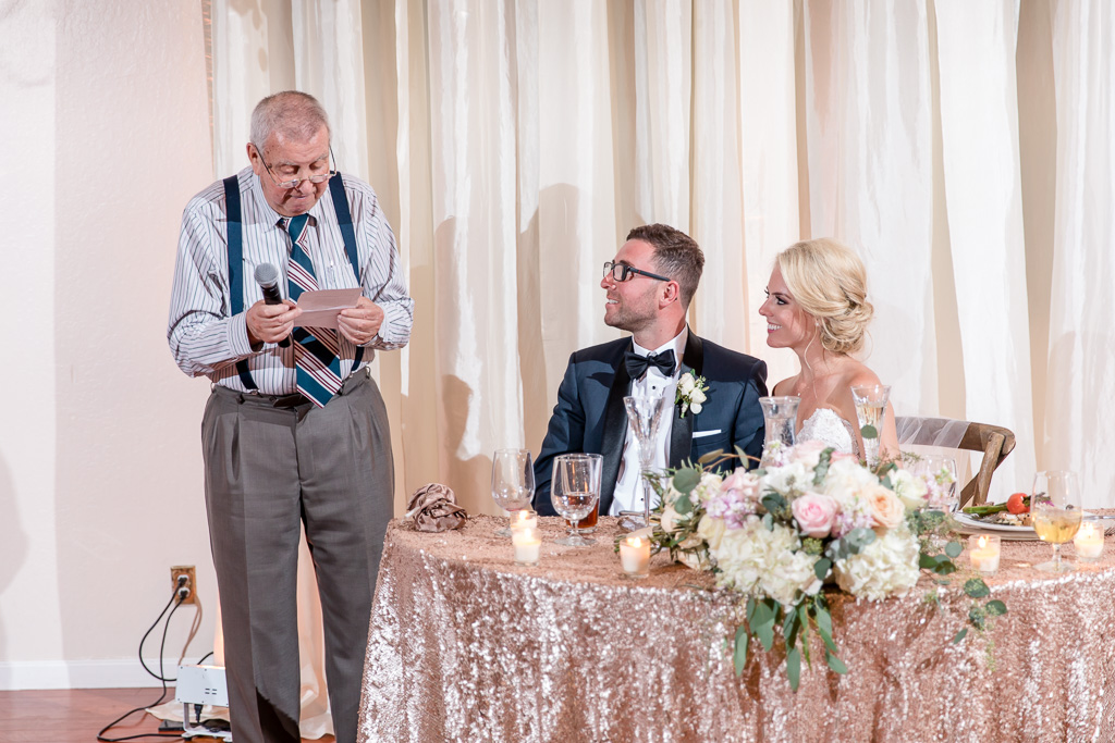grandpa giving blessing to the couple