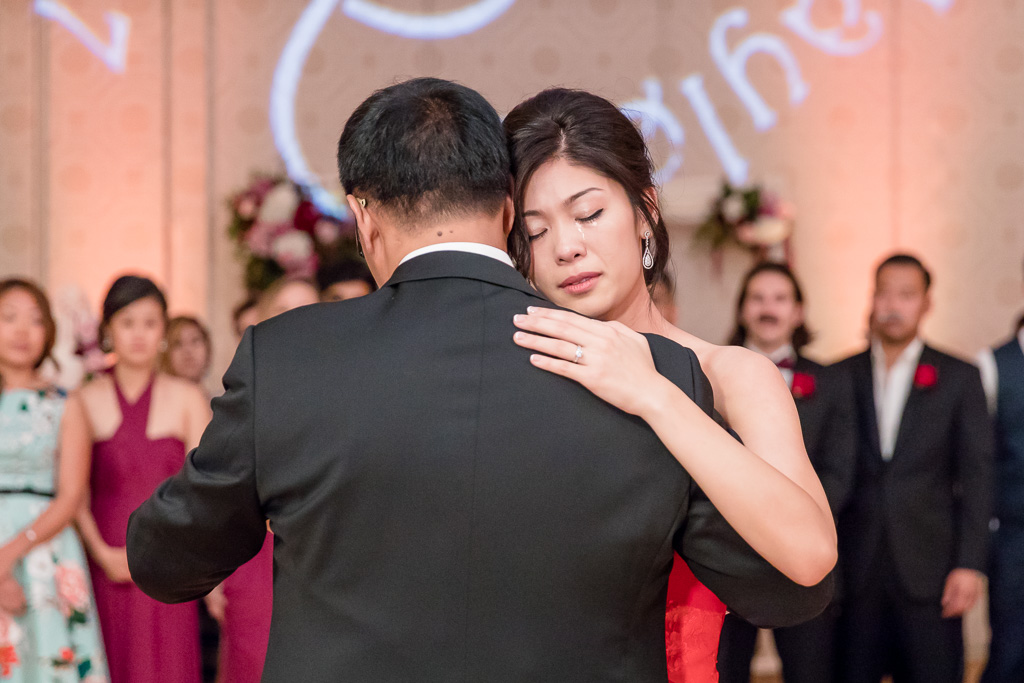 bride got really emotional when dancing with her father - bay area wedding photographer