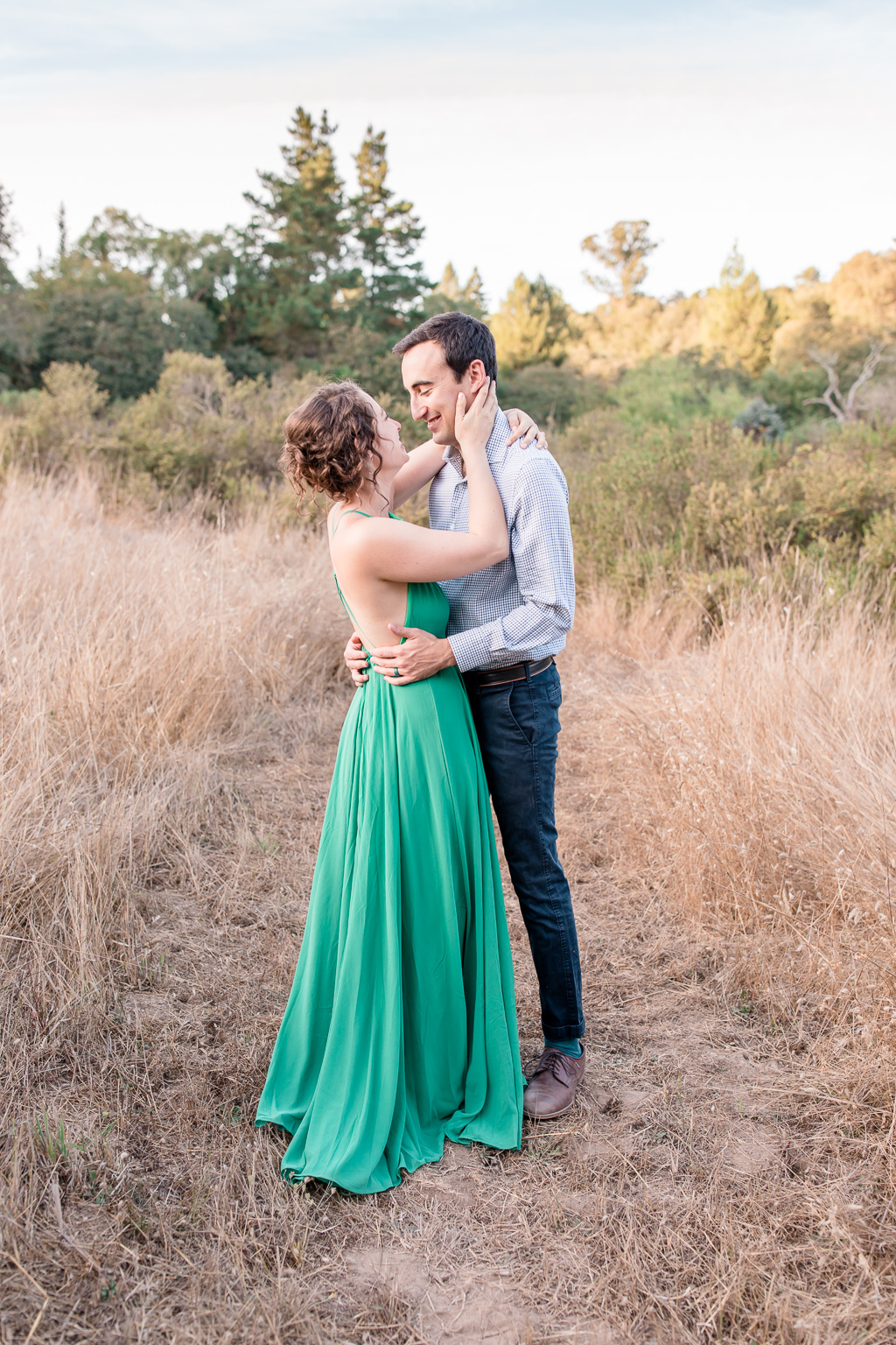 wine country outdoor engagement