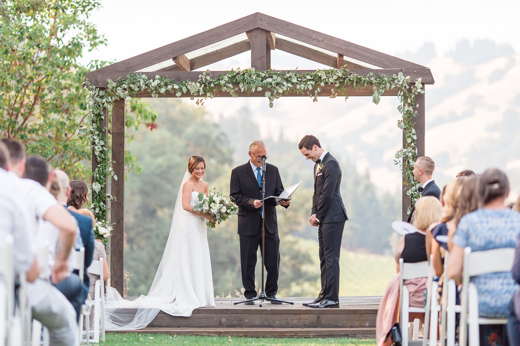 wedding ceremony at the highlands estate - everything was picture perfect!