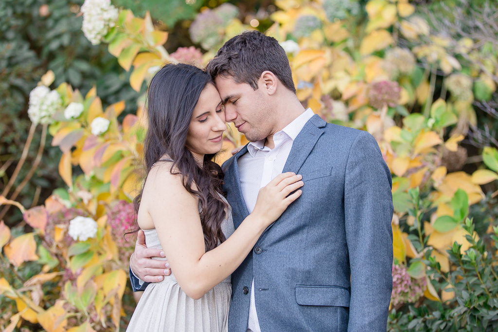 flower wall for this couple portrait