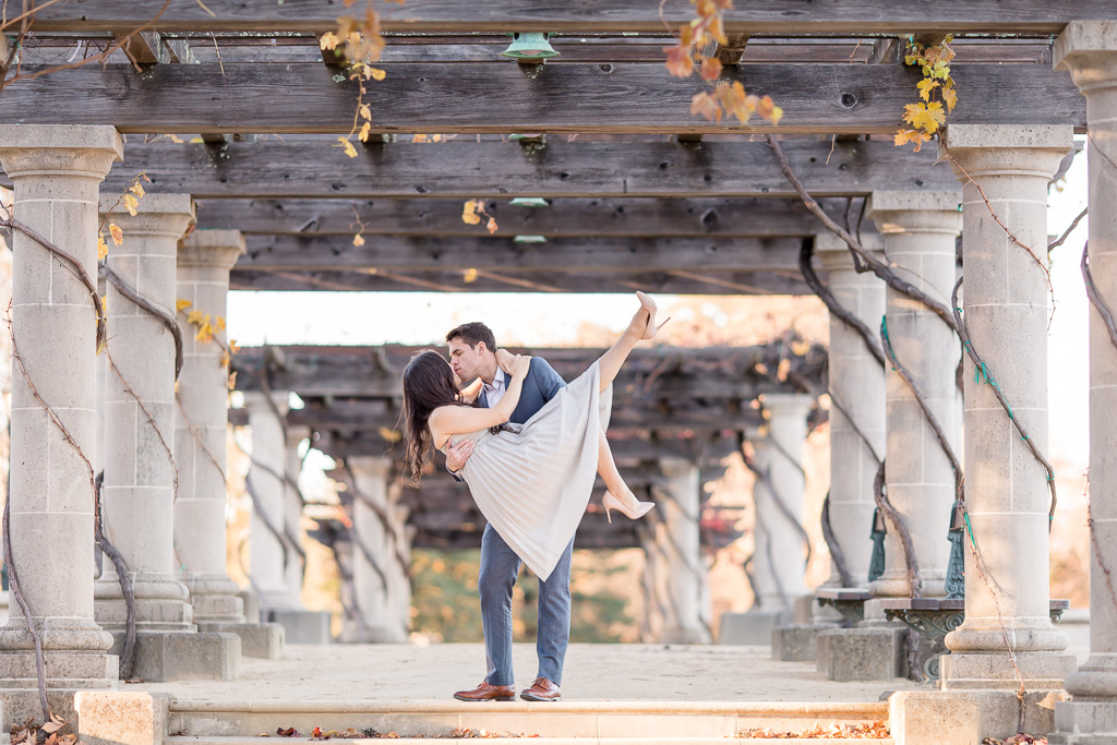 winery engagement under the pillar tunnel
