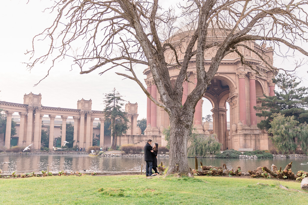 palace of fine arts makes the perfect background
