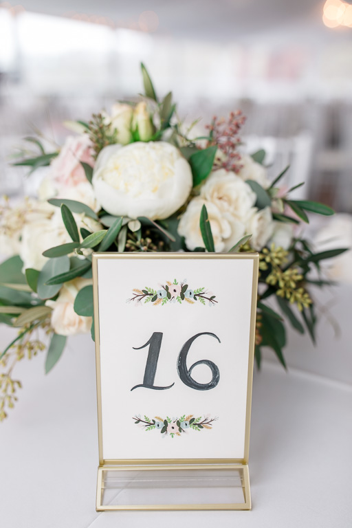 rifle paper co inspired wedding table number